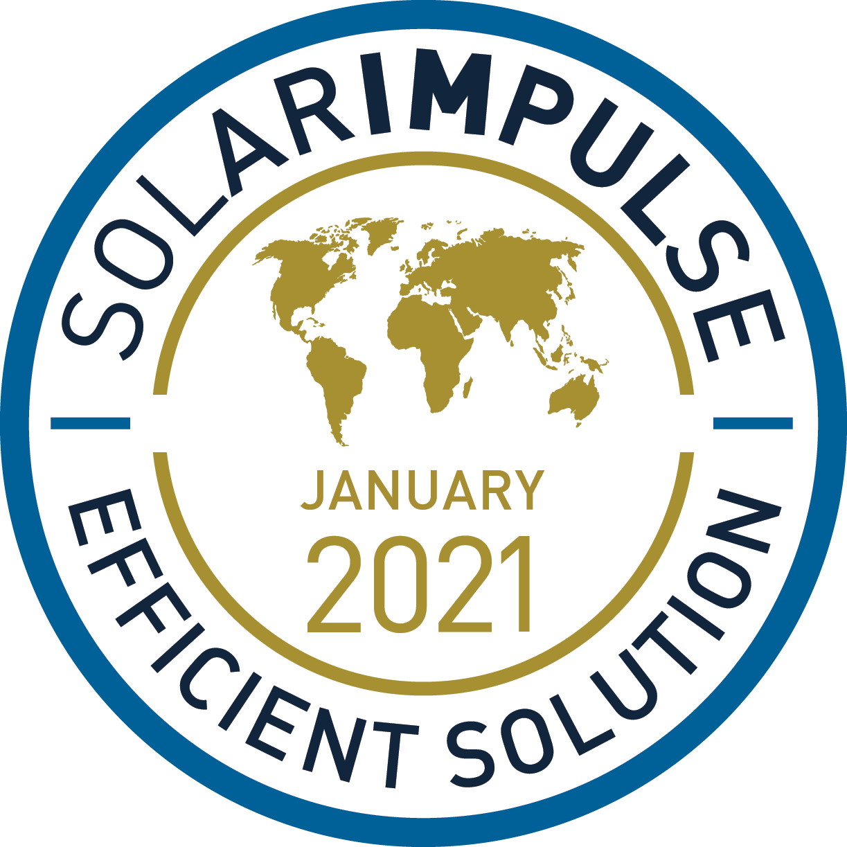 label Solar Impulse Efficient Solution Label